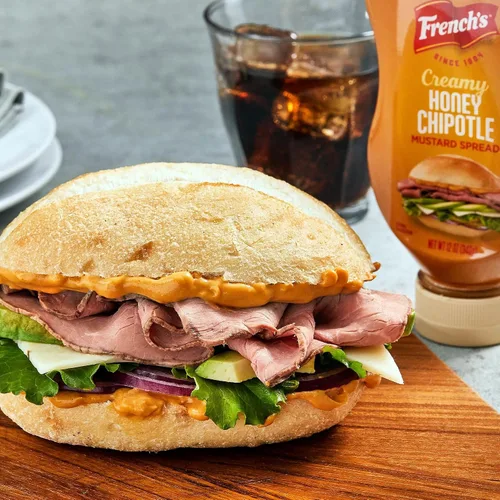 Vista 3 de French's Crema de miel Chipotle para untar mostaza, 12 onzas (paquete de 8)