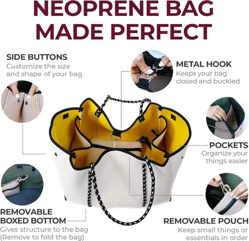 Vista 5 de Bolsa grande de neopreno - Bolsa de neopreno ligera y resistente al agua