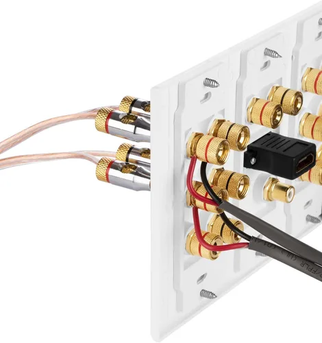 Vista 7 de Fosmon Placa de pared de cine en casa con distribución envolvente de 3