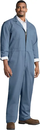 Vista 12 de Red Kap Men's Twill Action Back Coverall With Chest Pockets - Mechanic Coveralls With Concealed Zippers Negro