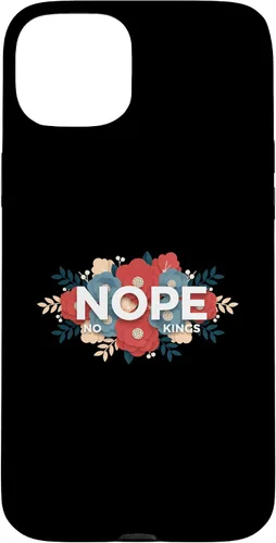 Vista 9 de Nope, No Kings Floral Statement Art Print for Makers Case for iPhone 11 Pro Max