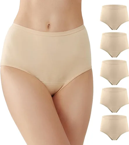 Vista 12 de Battewa Ropa interior absorbente lavable para incontinencia regular para mujer, bragas reutilizables a prueba de fugas para pérdida de orina