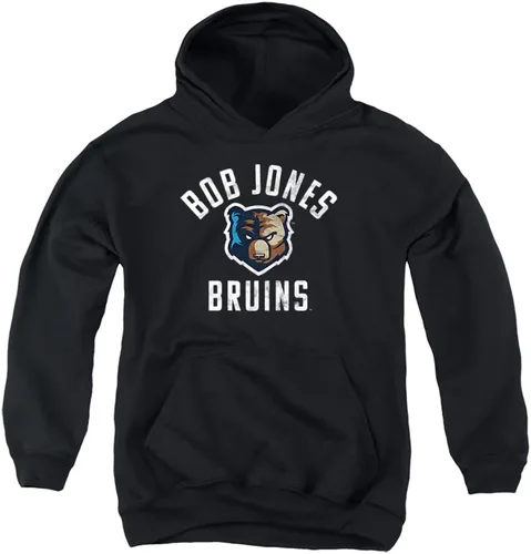 Vista 8 de LOGOVISION Sudadera con capucha oficial de Bob Jones University con logotipo de los Bruins para niños y niñas Athletic Heather