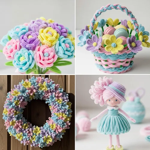 Vista 3 de Caydo 500 piezas de limpieza de pipas pastel artesanal Macarons