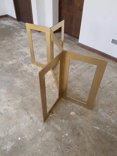 Vista 6 de Base de mesa de metal, estilo de barra plana, cualquier