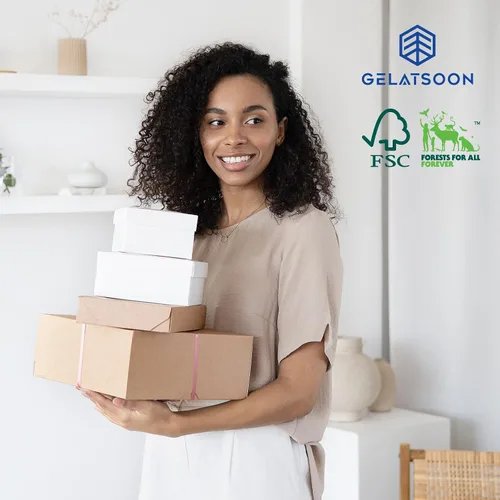 Vista 7 de Juego de 25 cajas de envío blancas de 13 x 10 x 2 pulgadas, cajas de cartón corrugado certificadas por FSC para embalaje, correo, pequeñas empresas