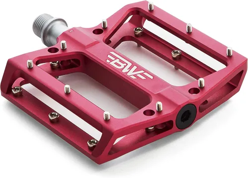 Vista 10 de Berm Platform Bike Pedales - Pedales planos de aluminio ligero para MTB y BMX