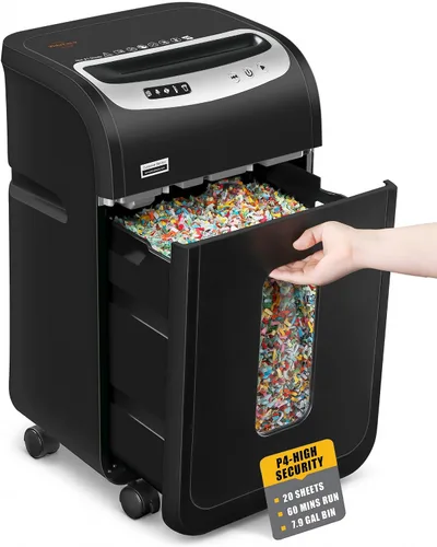 Vista 11 de VidaTeco - Trituradora de papel de microcorte de 18 hojas para oficina