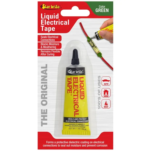 Vista 13 de STAR BRITE - Cinta aislante líquida eléctrica, tubo negro de 1 oz (084154)