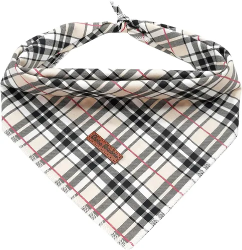 Vista 23 de Pañuelo para perro, pañuelo para mascotas con estampado de tiburón, pañuelo para mascotas, 1 unidad, lavable, de algodón, cuadrado, bufandas