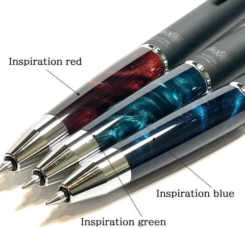 Vista 3 de Pilot Japan Frixion Ball Knock Zone 0.020 in Inspiración Azul Tinta Negra LFBKZ-3SEF-IL Japón Import con lápiz óptico original bolígrafo táctil