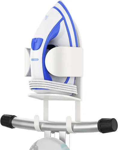 Vista 8 de ORLESS Soporte de pared grande de metal para tabla de planchar, soporte para tabla de planchar, soporte para tabla de planchar, soporte de pared