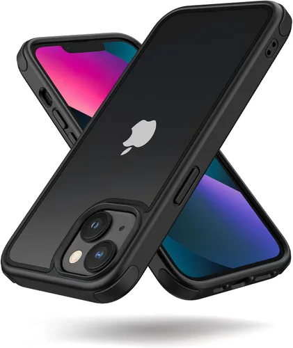 Vista 42 de Mobnano Funda transparente para iPhone 11, con protección multicolor a prueba de golpes, no amarillenta, anti arañazos, parte trasera