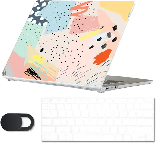 Vista 10 de Se7enline Compatible con Microsoft Surface Laptop 5 2022 de 13.5 pulgadas para Surface Laptop 4/3/2, material Alcantara 1769/1867/1958/1950