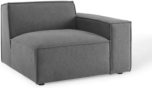 Vista 5 de Modway EEI-4111-CHA Restore - Sofá seccional de 2 piezas, color carbón