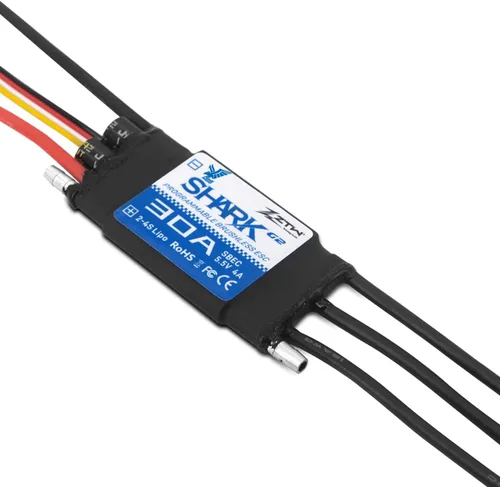 Vista 10 de ZTW Barco Serie Shark ESC (Shark G2 20A SBEC)