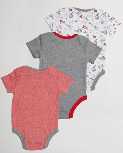 Vista 5 de Harry Potter Body de manga corta para bebé, paquete múltiple de regalo para bebé niña o niño, Blanco