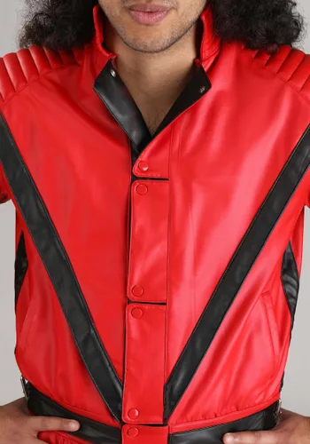 Vista 2 de Disfraz Premium de Thriller Michael Jackson para Hombre Multicolor