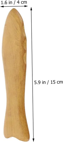 Vista 2 de Naturaleza Masajeador Facial Masaje Raspar Junta Raspar Herramienta Rasguño para el Cuidado