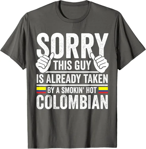 Vista 38 de Camiseta divertida de Colombia Heritage para hombre