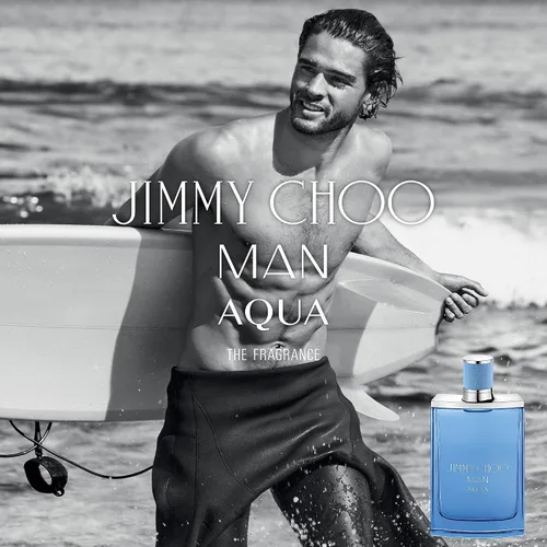 Vista 3 de JIMMY CHOO - Perfume Aqua para Hombre - Fragancia Masculina - Fougere Marina Amadeirada - Con notas de Pomelo, Salvia Esclarea y Musgo Salado