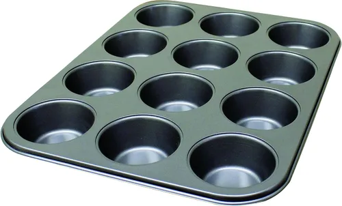 Vista 7 de TrueCraftware - Molde antiadherente de 1-1/2 oz para hornear muffins, 24 cavidades, molde para magdalenas, moldes antiadherentes para hornear, ideal