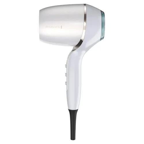 Vista 2 de Remington PROLUXE HydraCare - Secador de pelo con difusor, blanco perla/gris, 1875 vatios de potencia de secado