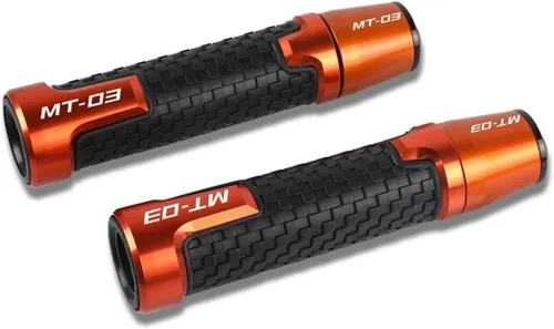 Vista 8 de Motorcycle Handlebar Grips Motorcycle Aluminum Handlebar Grip Ends for Yamaha MT03 MT-03 MT 03 2005-2020 2019 2018 2017 2016 7/8''22mm Handle Bar