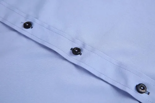 Vista 4 de Alex Vando Camisa de vestir para hombre, sin arrugas, ajuste regular, elástica en 4 direcciones, con botones