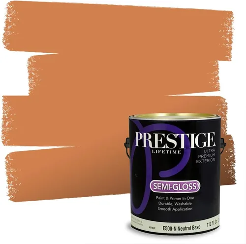 Vista 183 de PRESTIGE Pintura exterior e imprimación en uno, bronceado Aberdeen, plano, 1 galón