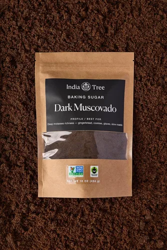 Vista 2 de India Tree Azúcar moscovado oscuro, 1 libra (paquete de 4)