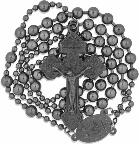 Vista 4 de Rosario militar Soldado de Dios Basado en rosarios de guerra emitidos a tropas en la Primera Guerra Mundial Es un gran regalo para hombres