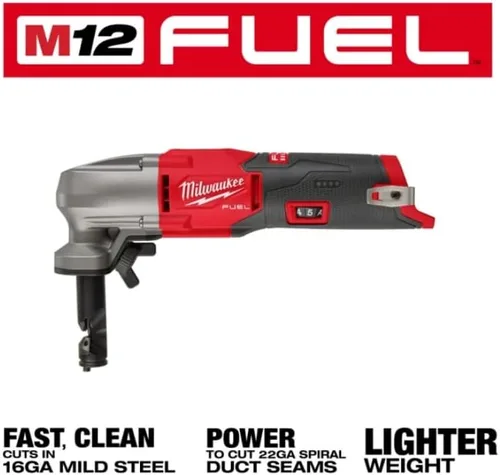 Vista 3 de Milwaukee y Milwaukee M12 FUEL 16 - Pinza de velocidad variable de calibre 16, solo herramienta