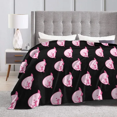 Vista 4 de The Blobfish - Manta de microforro polar ultrasuave para cama de 50 x 40 pulgadas