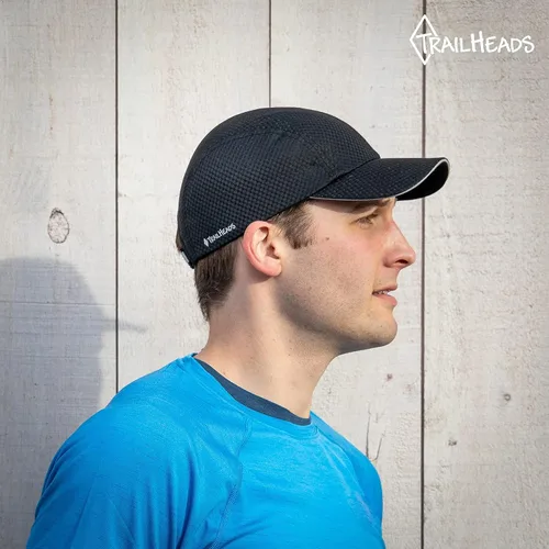 Vista 7 de TrailHeads Race Day Performance - Gorra deportiva ligera de secado rápido para hombre, talla única