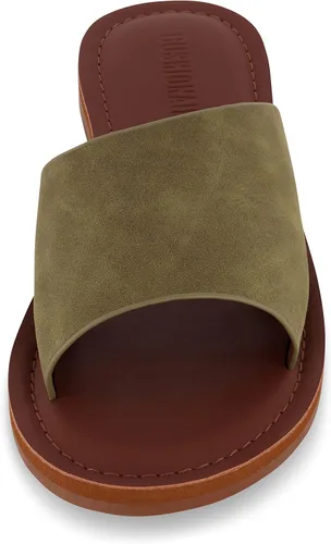 Vista 3 de CUSHIONAIRE Sandalia Carly Slide para mujer con espuma viscoelástica