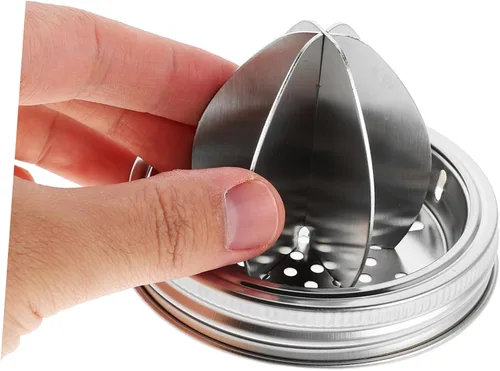 Vista 4 de Cabilock Manual Stainless Steel Citrus Juicer with Ergonomic Handle Efficient Hand Press Juicer for Lemons and Oranges Easy to Clean Dishwasher Safe