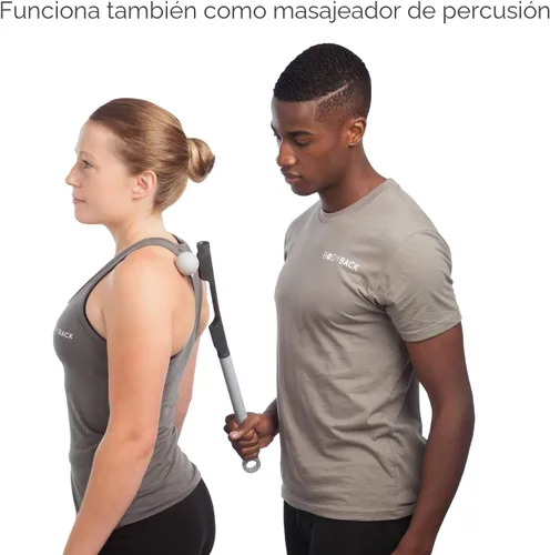 Vista 5 de Body Back AccuMassage - Herramienta de masaje de doble punto de presión y martillo de masaje, diseño 2 en 1, herramienta de masajeador de cuello