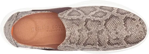 Vista 5 de Gentle Souls by Kenneth Cole Women's Rosette Platform Sneaker, Antique Gold, 8.5 M US