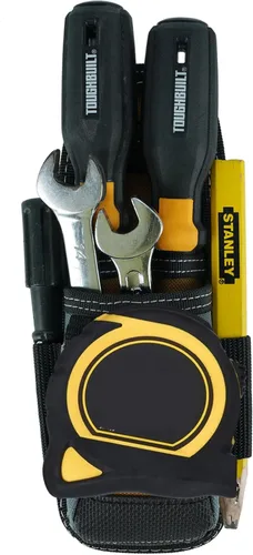 Vista 6 de MELOTOUGH Pequeña bolsa de herramientas eléctrica con clip en bolsa de herramientas, bolsa de cinturón de herramientas con funda para cinturón, mini