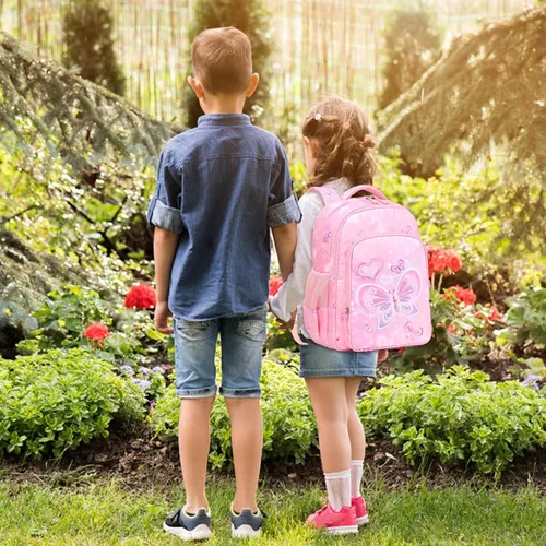 Vista 41 de Juego de mochila para niñas con diseño de unicornio, mochila escolar para niños, mochila para libros para niñas, set 3 en 1, regreso a clases