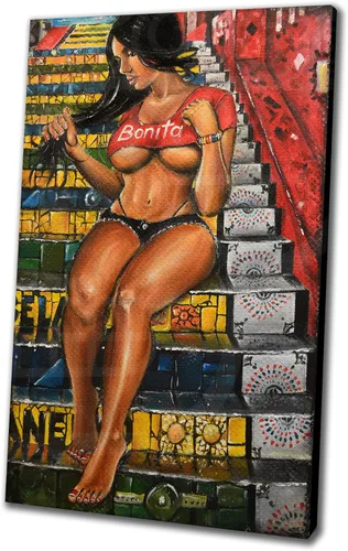 Vista 12 de JEREMY WORST " Sexy Urban and Music wall art " by Jeremy Worst Posters Canvases Decor Urban Culture Painting Woman Drinking Wine Whiskey Gifts