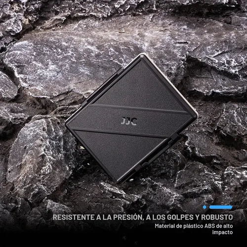 Vista 6 de Funda de disco duro de 2 ranuras para SSD de 2.5 pulgadas, caja de protección de almacenamiento de disco duro de estado sólido, resistente al agua