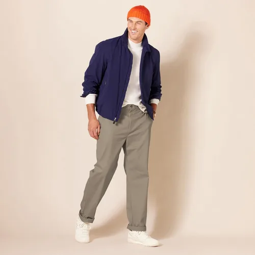 Vista 8 de Tienda Essentials Mens Classic-Fit Wrinkle-Resistant Flat-Front Chino Pant (Available in Big & Tall)
