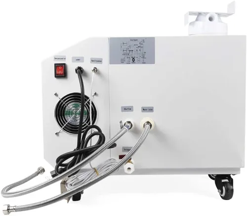 Vista 4 de TFCFL Humidificador ultrasónico industrial de 6.6 lbs/H, humidificador de niebla fría comercial de 110 V con temporizador, humidificador de gran
