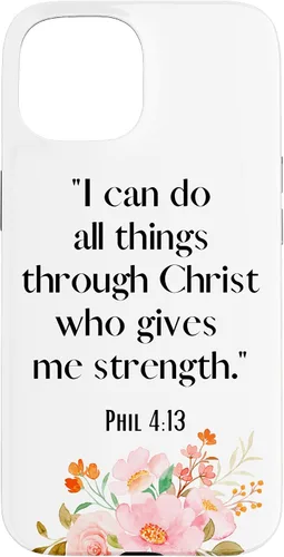 Vista 6 de I Can Do All Things Through Christ Jesus Philippians 4:13 Case for iPhone 17