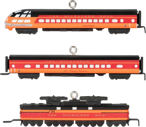 Vista 7 de Hallmark Keepsake Adorno de Navidad 2023, Lionel Pennsylvania K4 Tender, adorno de tren de metal, regalos de tren