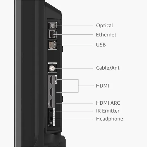 Vista 5 de Amazon Fire TV 32″ Series 2 (último modelo) como nuevo. TV inteligente HD con control remoto por voz Alexa del Fire TV. Reproduce TV en vivo sin