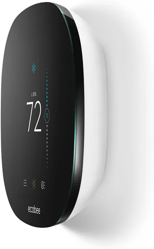 Vista 2 de Termostato Ecobee3 Lite con Wi-Fi, funciona con Amazon Alexa
