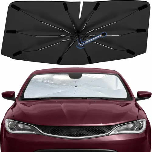 Vista 61 de Sombrilla Parasol para Parabrisas para Mazda 3 2014-2026, Parasol Plegable para Coche para Ventana Delantera, Visera Protectora Solar Altamente
